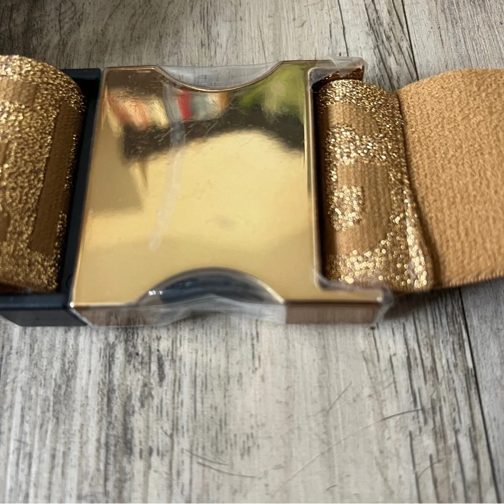 Goldbergh Gold Buckle Ski Belt